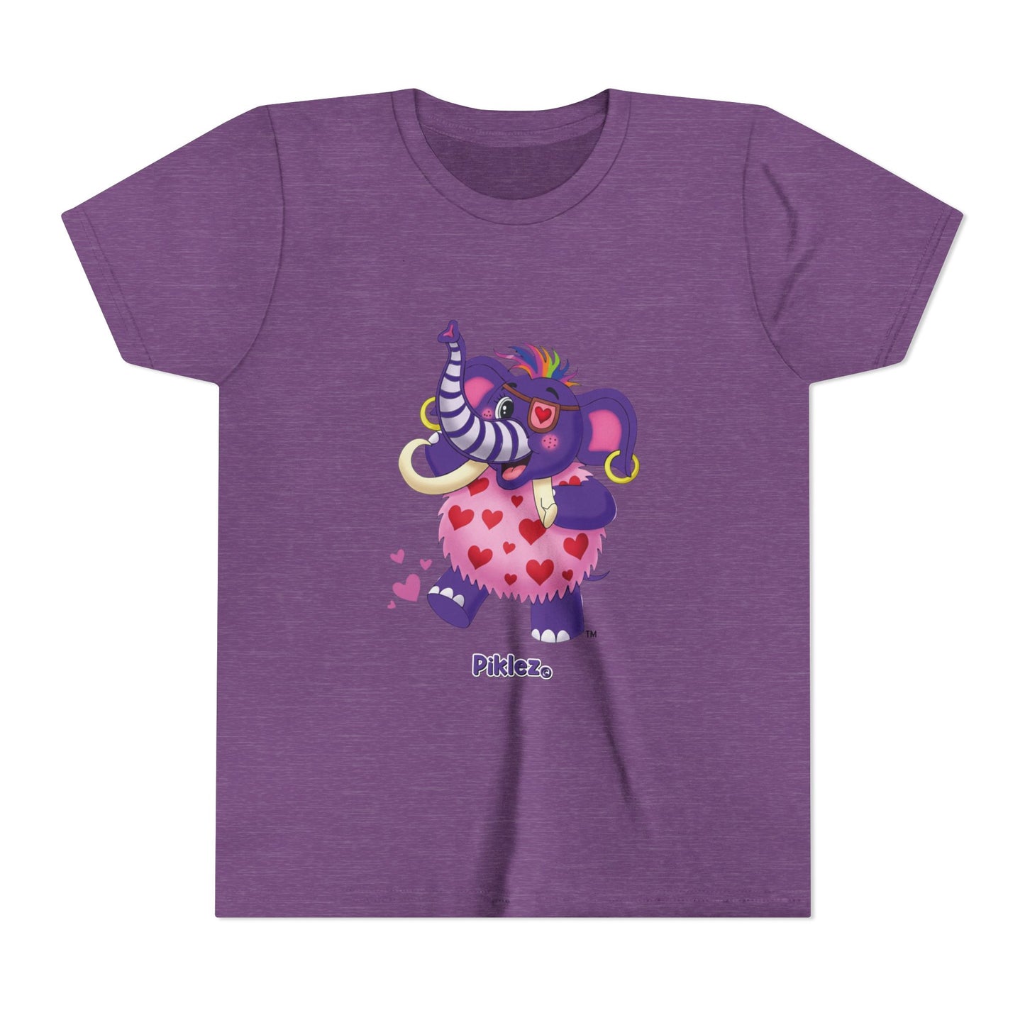 Piklez™ Youth Short Sleeve Tee – "Full of Love!" Graphic Shirt | Smile Universe Collection