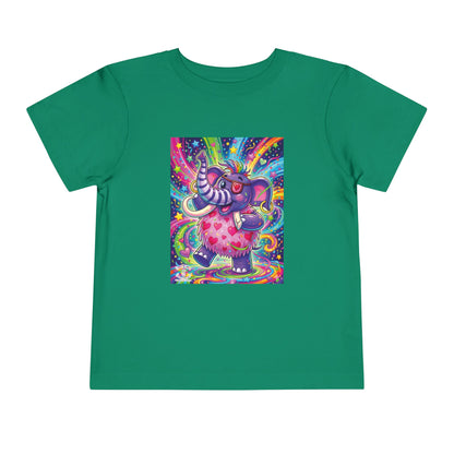Piklez™ Toddler Short Sleeve Tee – "Born to Celebrate!" Graphic Shirt | Smile Universe Collection
