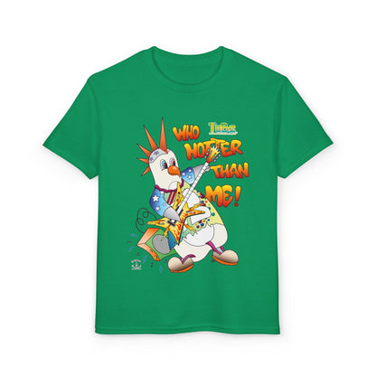 TuBz™ Rockstar Kids T-Shirt - "Who Hotter Than Me!" Graphic Tee | Smile Universe TuBz4Kidz Collection