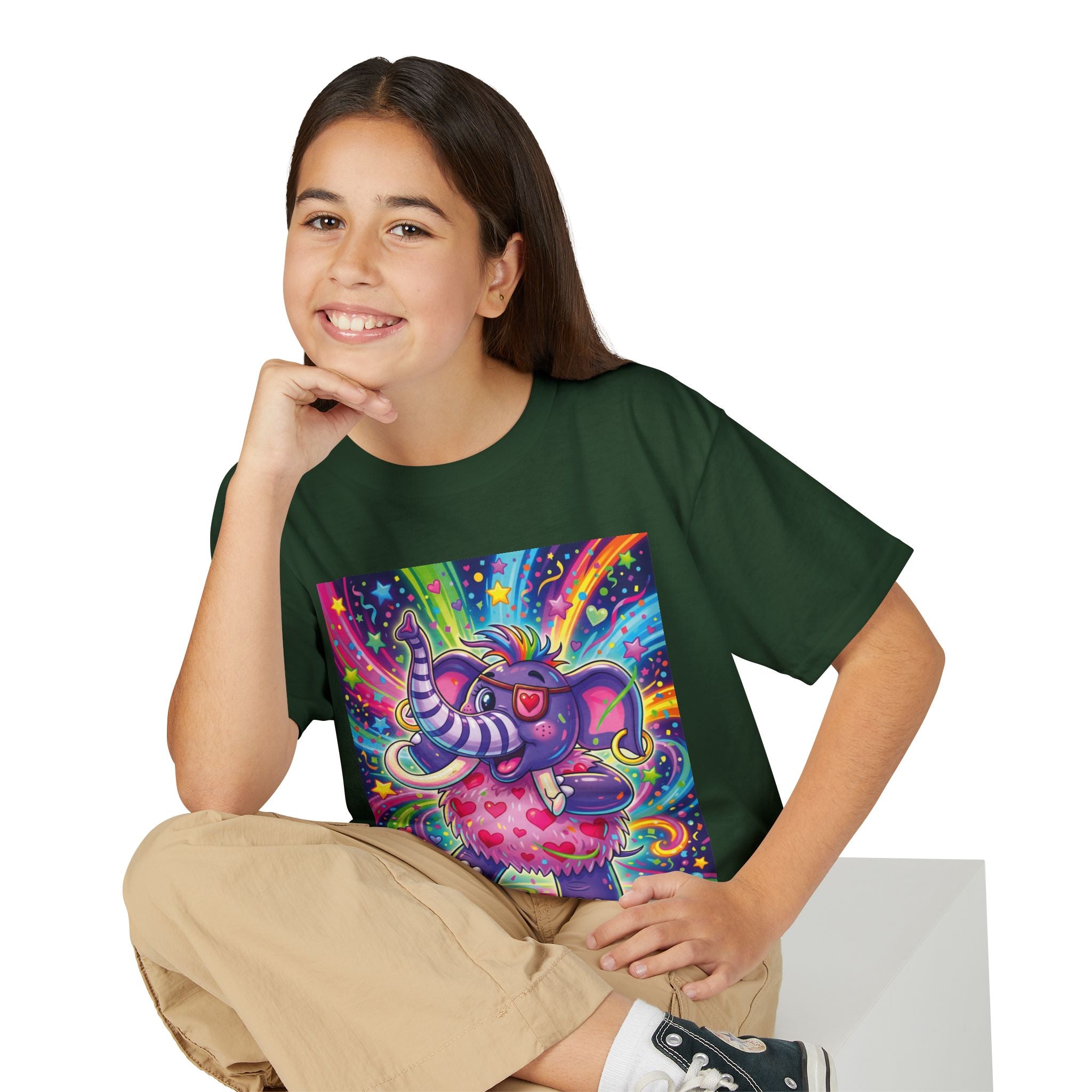 Piklez™ Youth DryBlend® T-Shirt – "Born to Celebrate!" Graphic Shirt | Smile Universe Collection