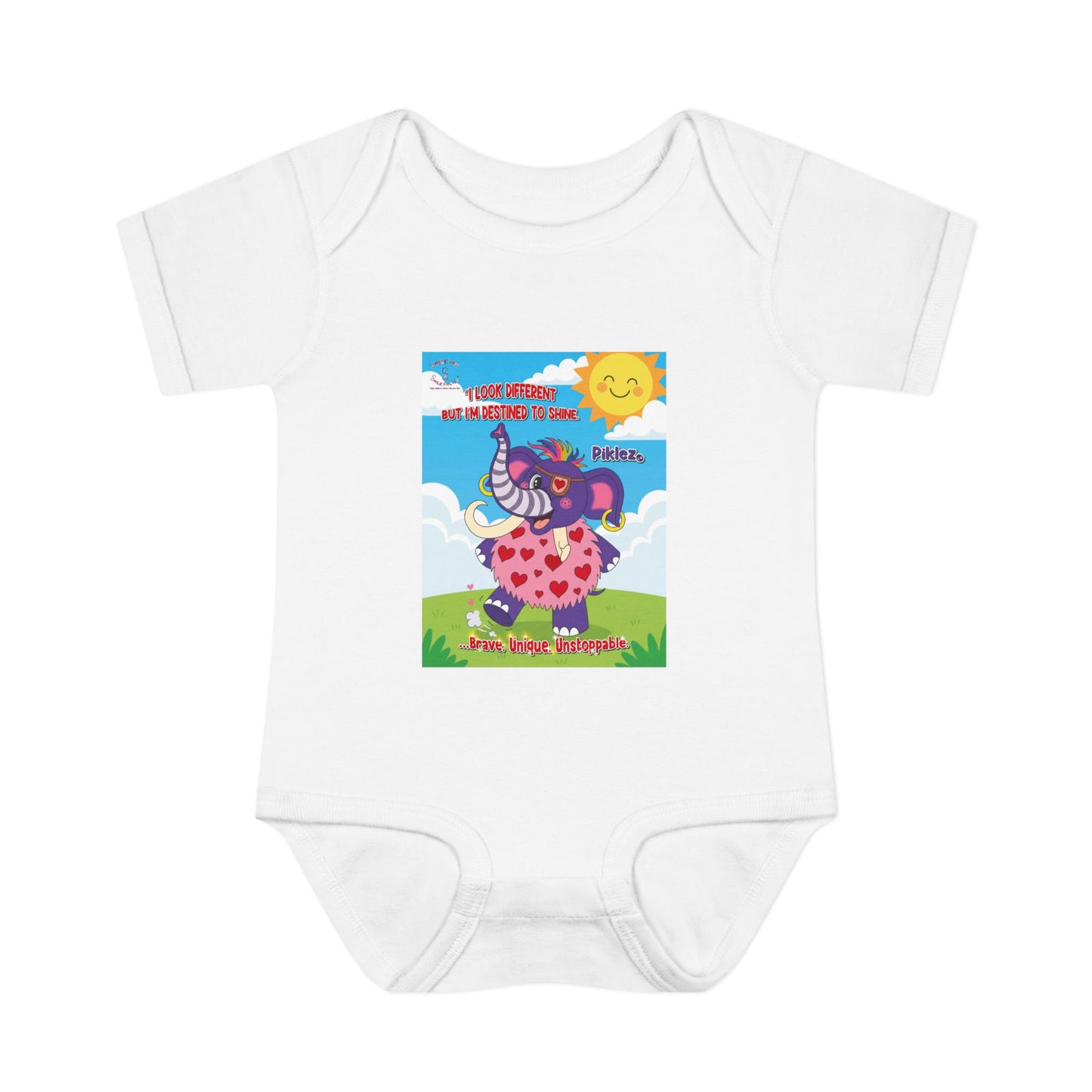 Piklez™ Infant Bodysuit – “Destined to Shine” Baby Outfit | Smile Universe Collection