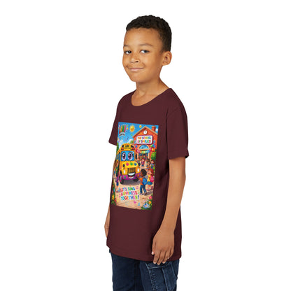 Lani™ Youth Short Sleeve Tee – "Let's Sing Happiness Together!" Graphic