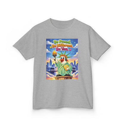 TuBz™M "Be Proud. Be Different. Be You." Kids T-Shirt - Inspirational Graphic Tee
