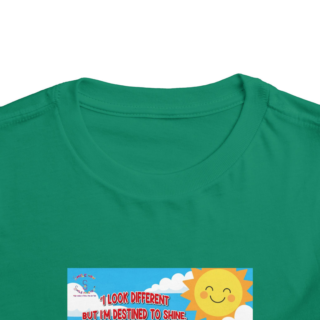 Piklez™ Toddler Tee – “Destined to Shine” Graphic Shirt | Smile Universe Collection