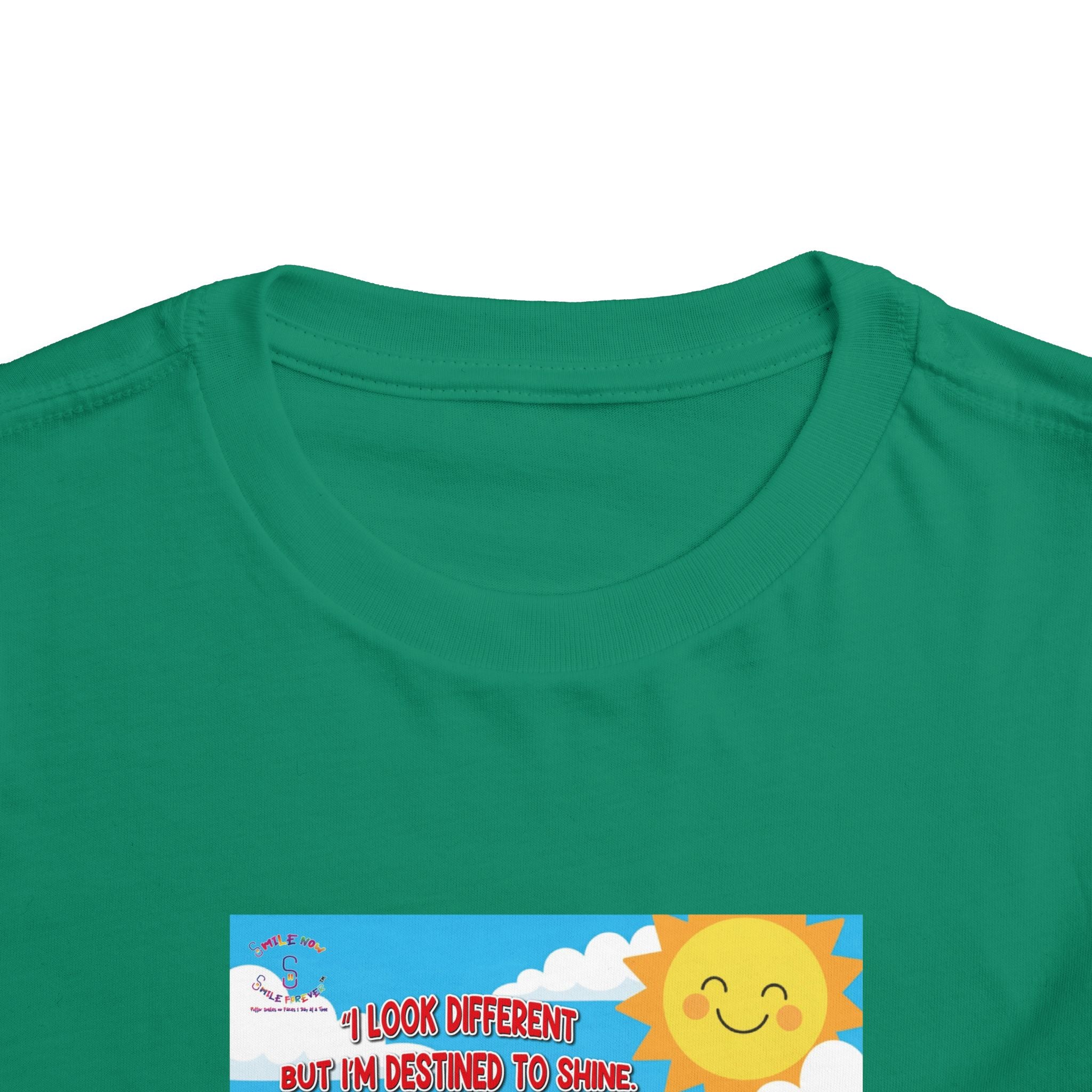 Piklez™ Toddler Tee – “Destined to Shine” Graphic Shirt | Smile Universe Collection