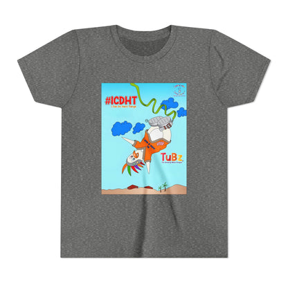 TuBz™ "I Can Do Hard Things" Youth T-Shirt - Motivational Kids Graphic Tee
