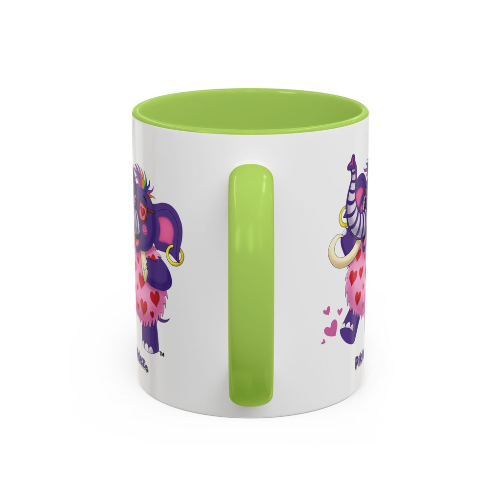 Piklez™ Accent Coffee Mug (11oz & 15oz) – "Full of Love!" Graphic | Smile Universe Collection