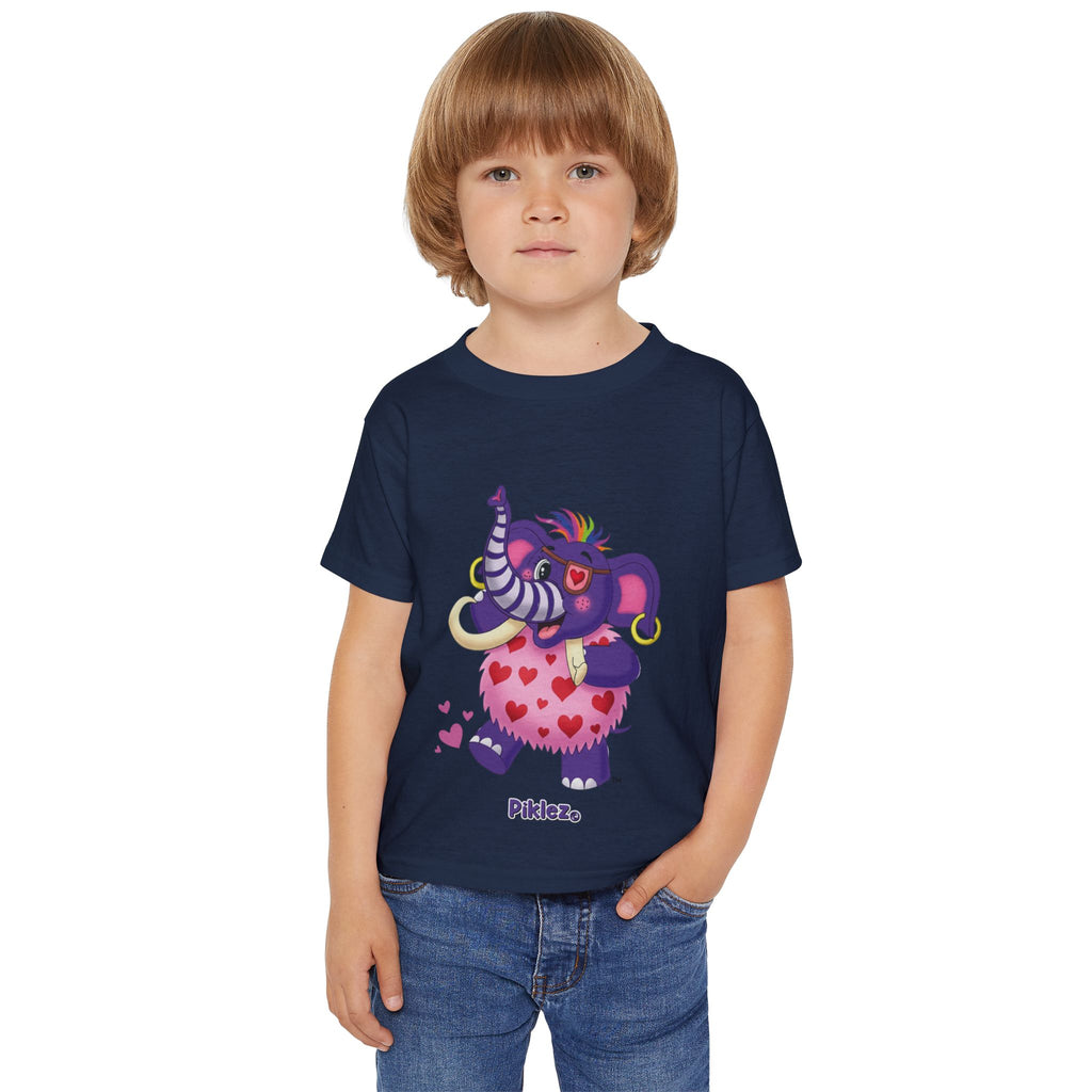 Piklez™ Heavy Cotton™ Toddler T-Shirt – "Full of Love!" Graphic Shirt | Smile Universe Collection