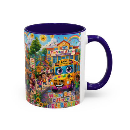 Lani™ Colorful Mug (11oz & 15oz) – "Where Being Different is CELEBRATED!" Graphic