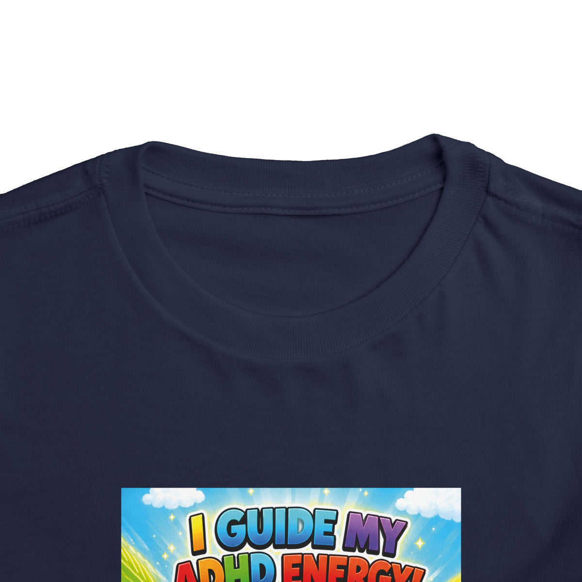 Potz™ Toddler Short Sleeve Tee – "I Guide My ADHD Energy!" Graphic Tee | Smile Universe Collection