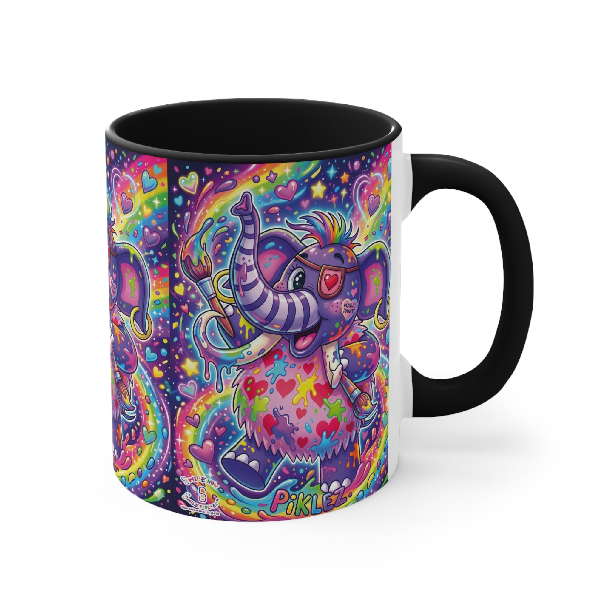 Piklez™ Accent Mug – "Magic Paint!" Graphic | Smile Universe Collection