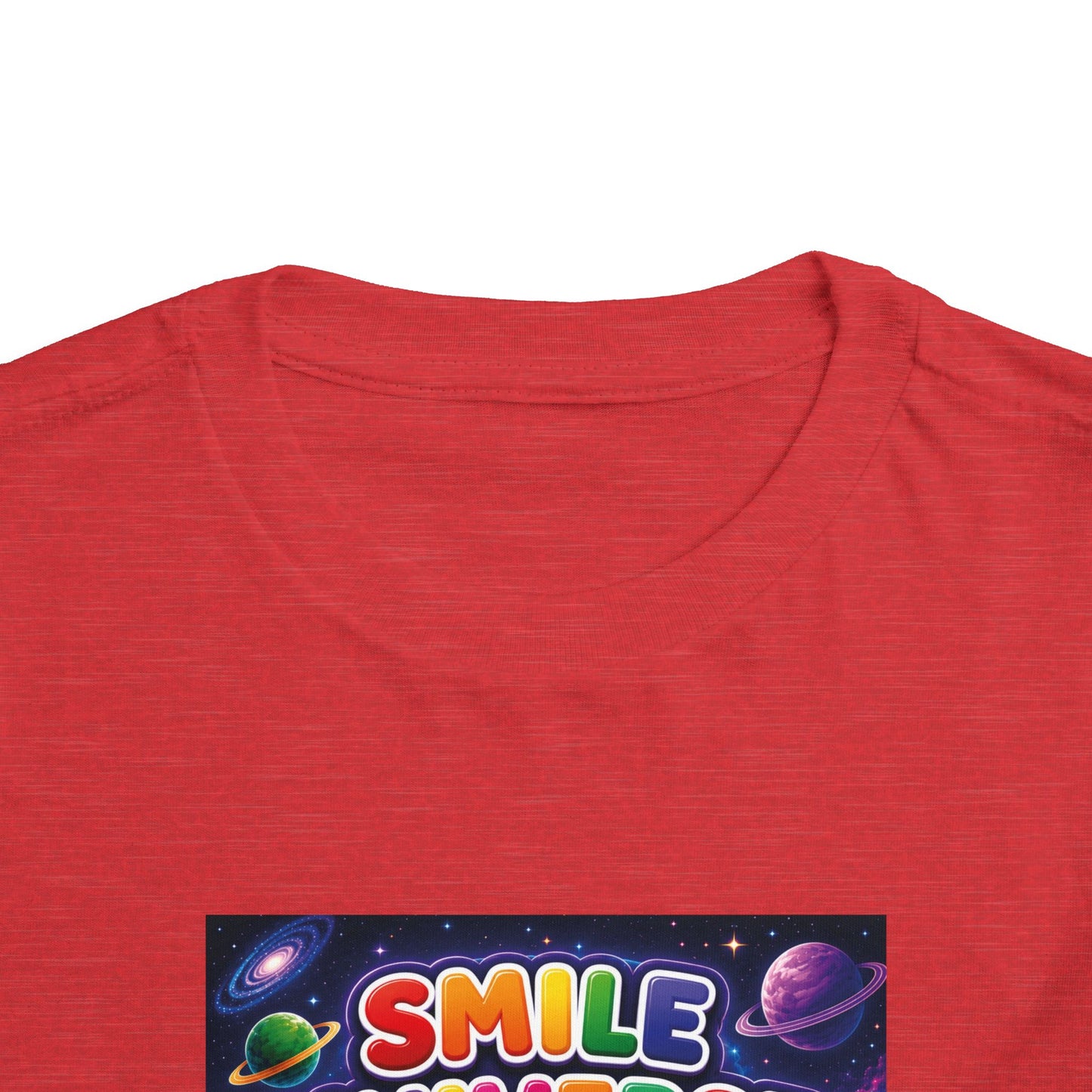 Smile Universe™ Toddler Short Sleeve Tee – "Where Being Different is CELEBRATED!" Graphic