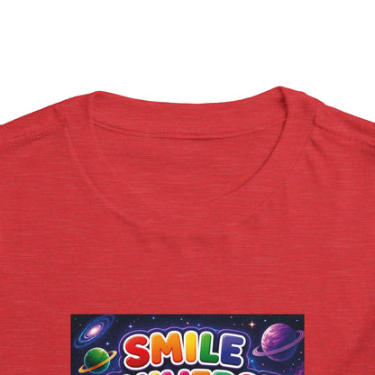 Smile Universe™ Toddler Short Sleeve Tee – "Where Being Different is CELEBRATED!" Graphic