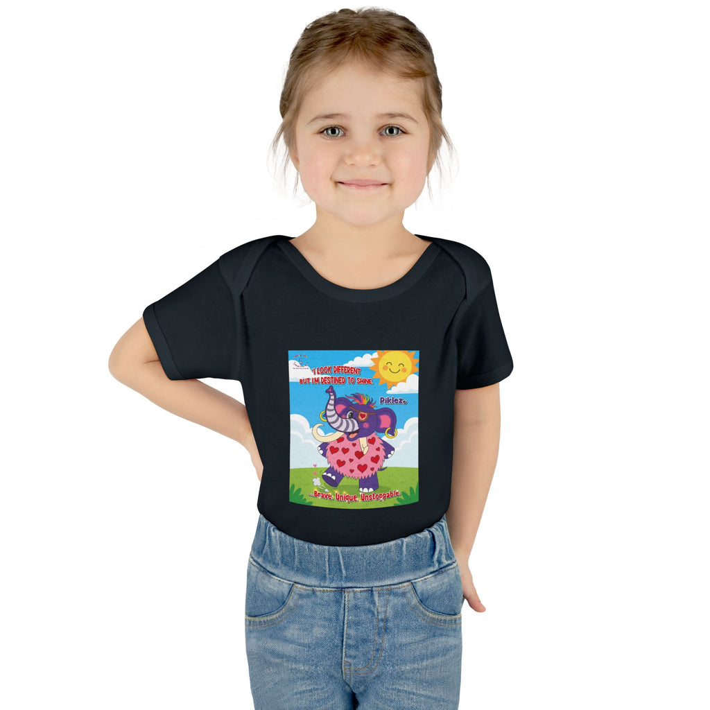 Piklez™ Infant Bodysuit – “Destined to Shine” Baby Outfit | Smile Universe Collection