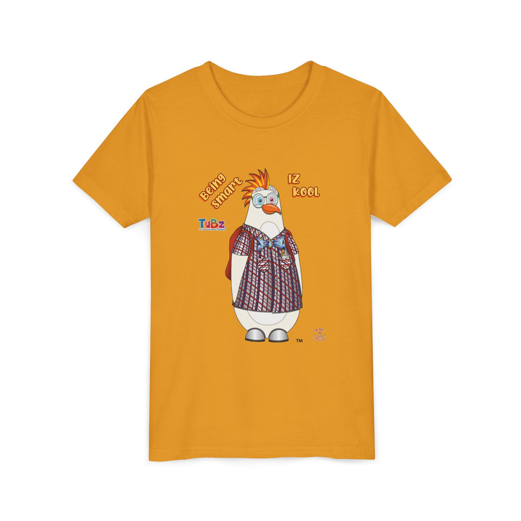 TuBz™ "Being Smart Iz Kool" Youth Graphic T-Shirt - Educational Kids Tee | TuBz4Kidz