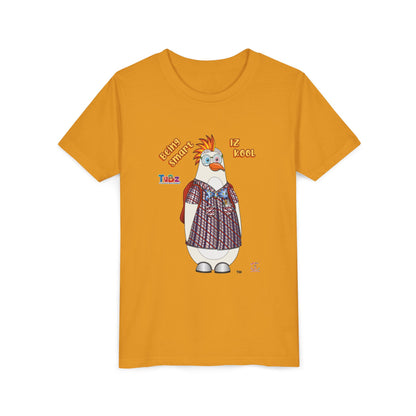 TuBz™ "Being Smart Iz Kool" Youth Graphic T-Shirt - Educational Kids Tee | TuBz4Kidz