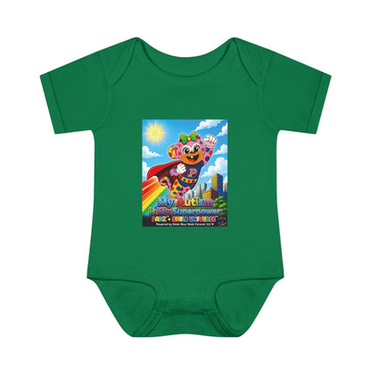 Panz™ Infant Baby Rib Bodysuit – "My Autism is My Superpower" Graphic | Smile Universe Collection