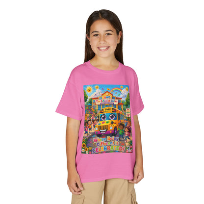 Lani™ Youth DryBlend® T-Shirt – "Where Being Different is CELEBRATED!" Graphic Shirt