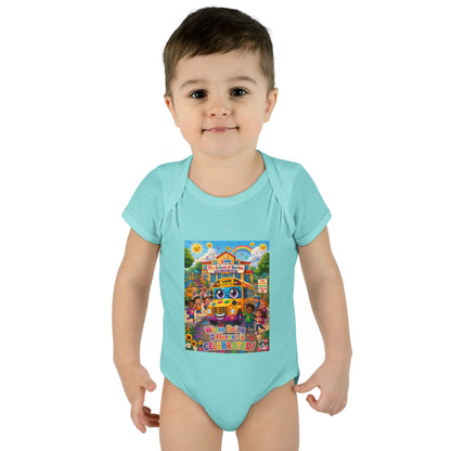 Lani™ Infant Baby Rib Bodysuit – "Where Being Different is CELEBRATED!" Graphic