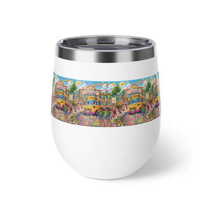 Lani™ 12oz Copper Vacuum Insulated Cup – "Where Being Different is CELEBRATED!" Graphic