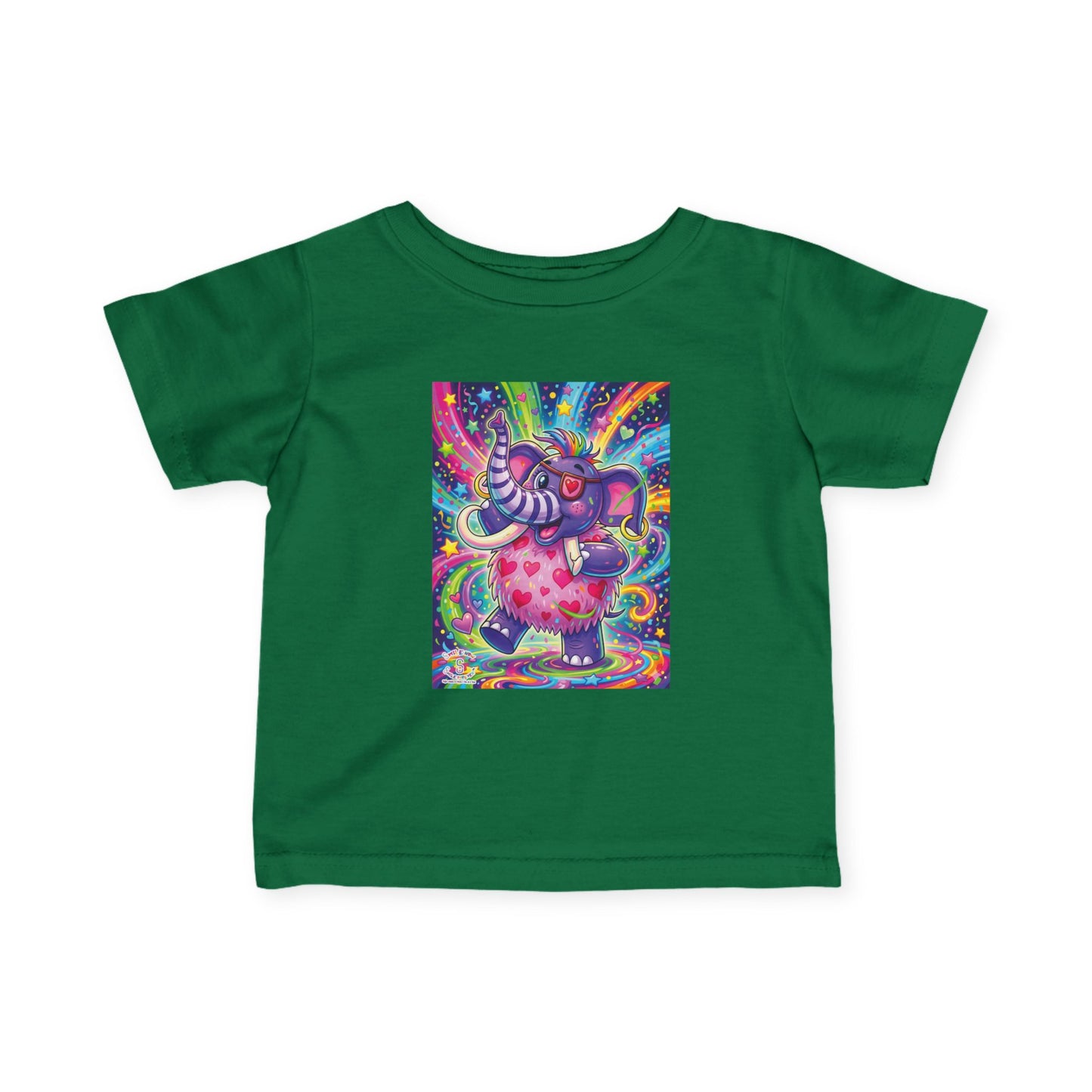 Piklez™ Infant Fine Jersey Tee – "Born to Celebrate!" Graphic Shirt | Smile Universe Collection