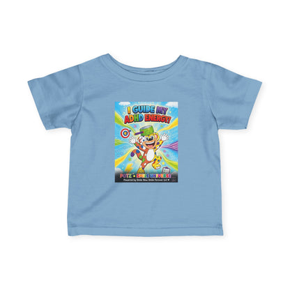 Potz™ Infant Fine Jersey Tee – "I Guide My ADHD Energy!" Graphic Tee | Smile Universe Collection