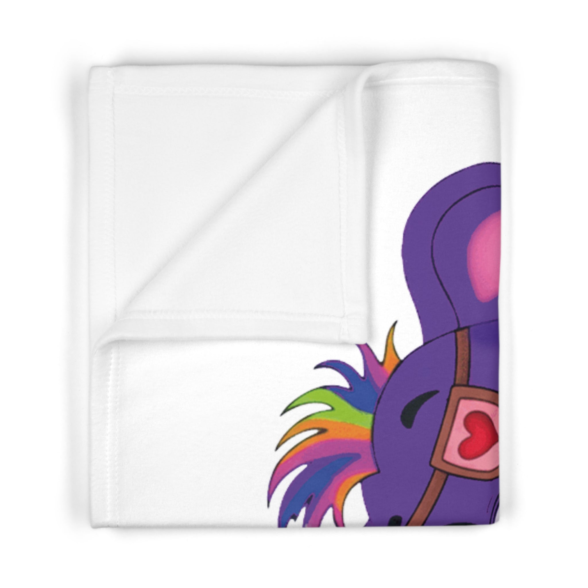 Piklez™ Soft Fleece Baby Blanket – "Full of Love!" Graphic | Smile Universe Collection