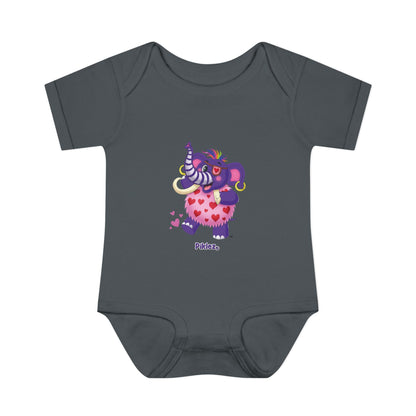 Piklez™ Infant Baby Rib Bodysuit – "Full of Love!" Graphic | Smile Universe Collection