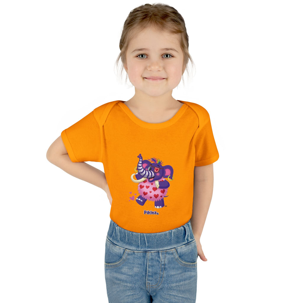 Piklez™ Infant Baby Rib Bodysuit – "Full of Love!" Graphic | Smile Universe Collection