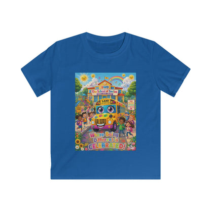 Lani™ Kids Softstyle Tee – "Where Being Different is CELEBRATED!" Graphic Shirt
