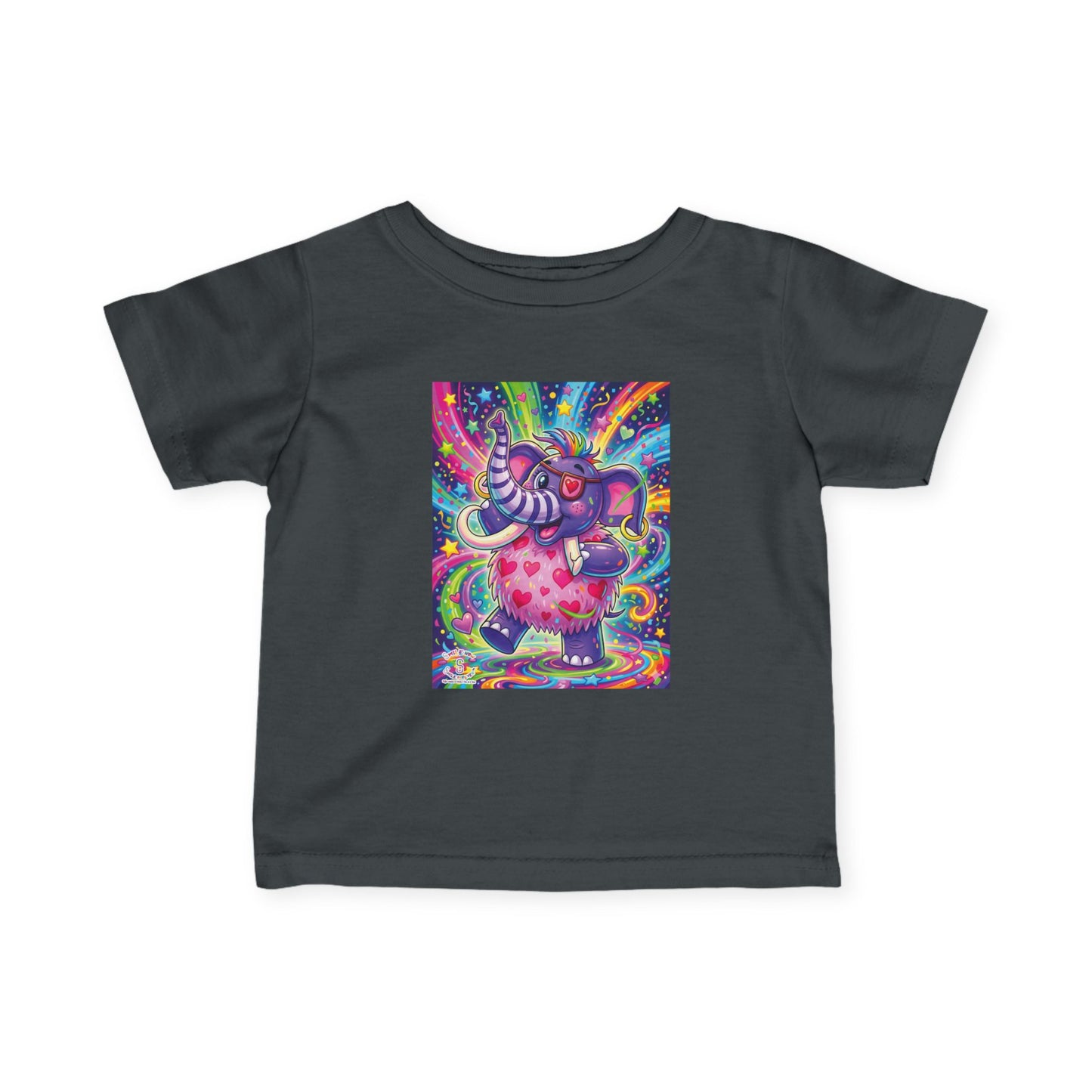 Piklez™ Infant Fine Jersey Tee – "Born to Celebrate!" Graphic Shirt | Smile Universe Collection