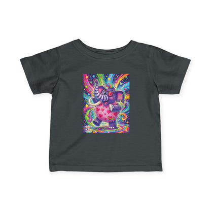 Piklez™ Infant Fine Jersey Tee – "Born to Celebrate!" Graphic Shirt | Smile Universe Collection
