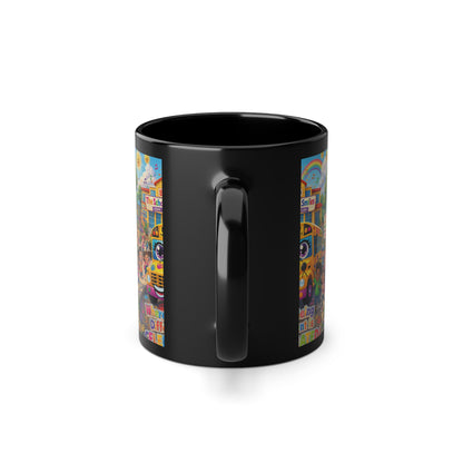 Lani™ Black Coffee Cup – "Where Being Different is CELEBRATED!" Graphic