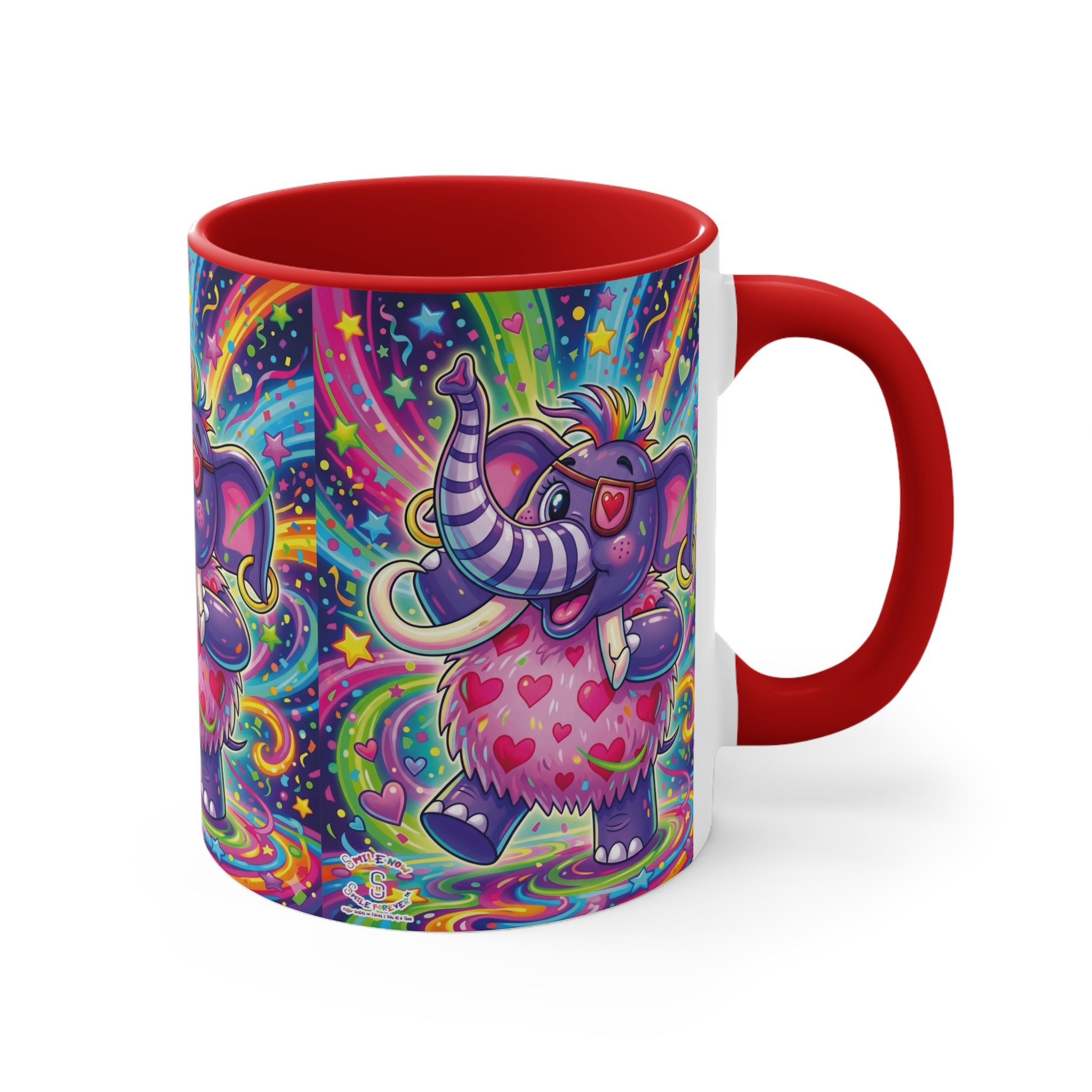 Piklez™ Accent Mug – "Born to Celebrate!" Graphic | Smile Universe Collection