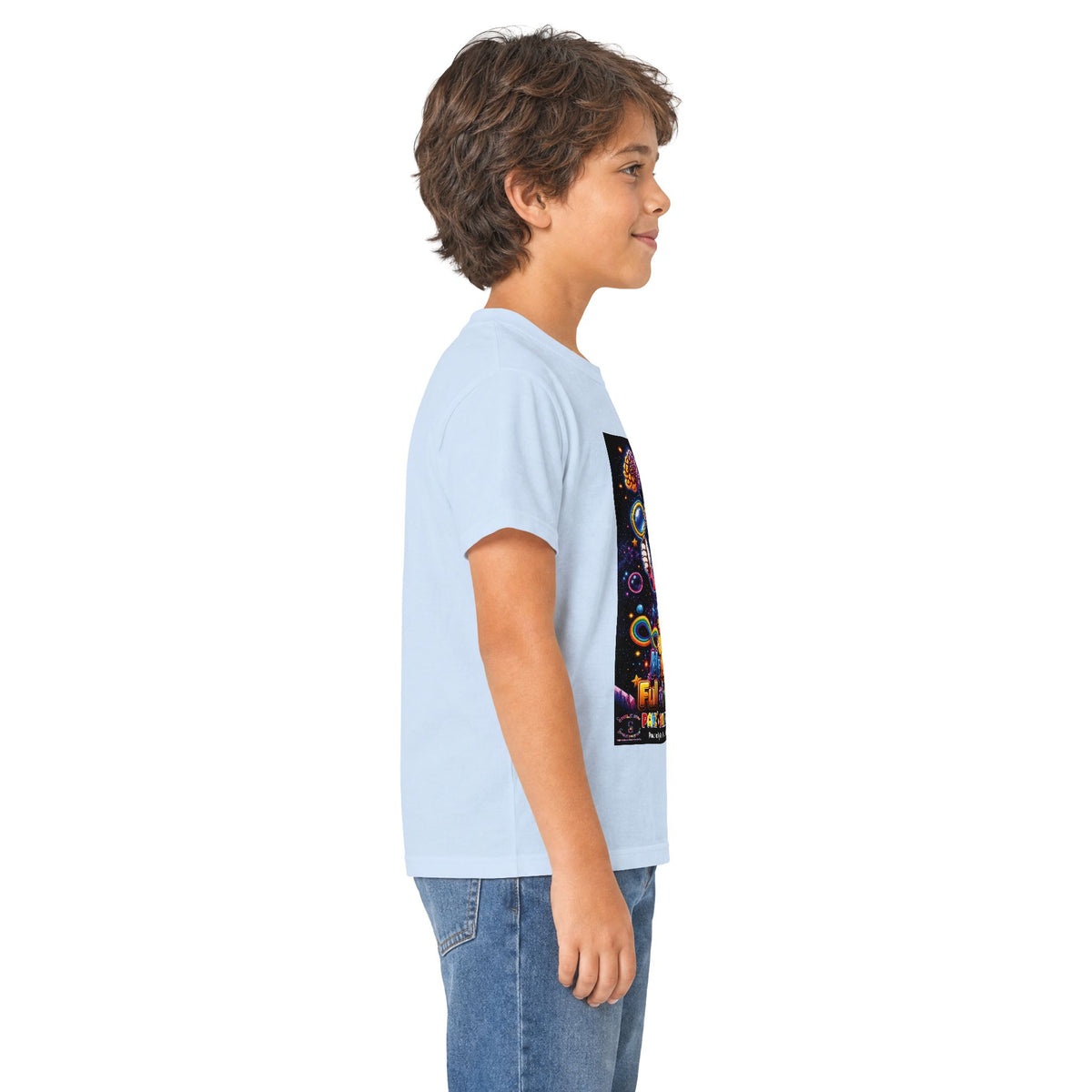 Panz™ Kids Softstyle Tee – "My Mind is Full of Magic" Graphic | Smile Universe Collection