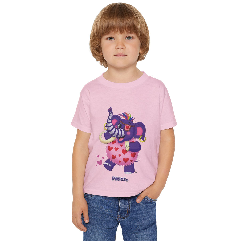 Piklez™ Heavy Cotton™ Toddler T-Shirt – "Full of Love!" Graphic Shirt | Smile Universe Collection