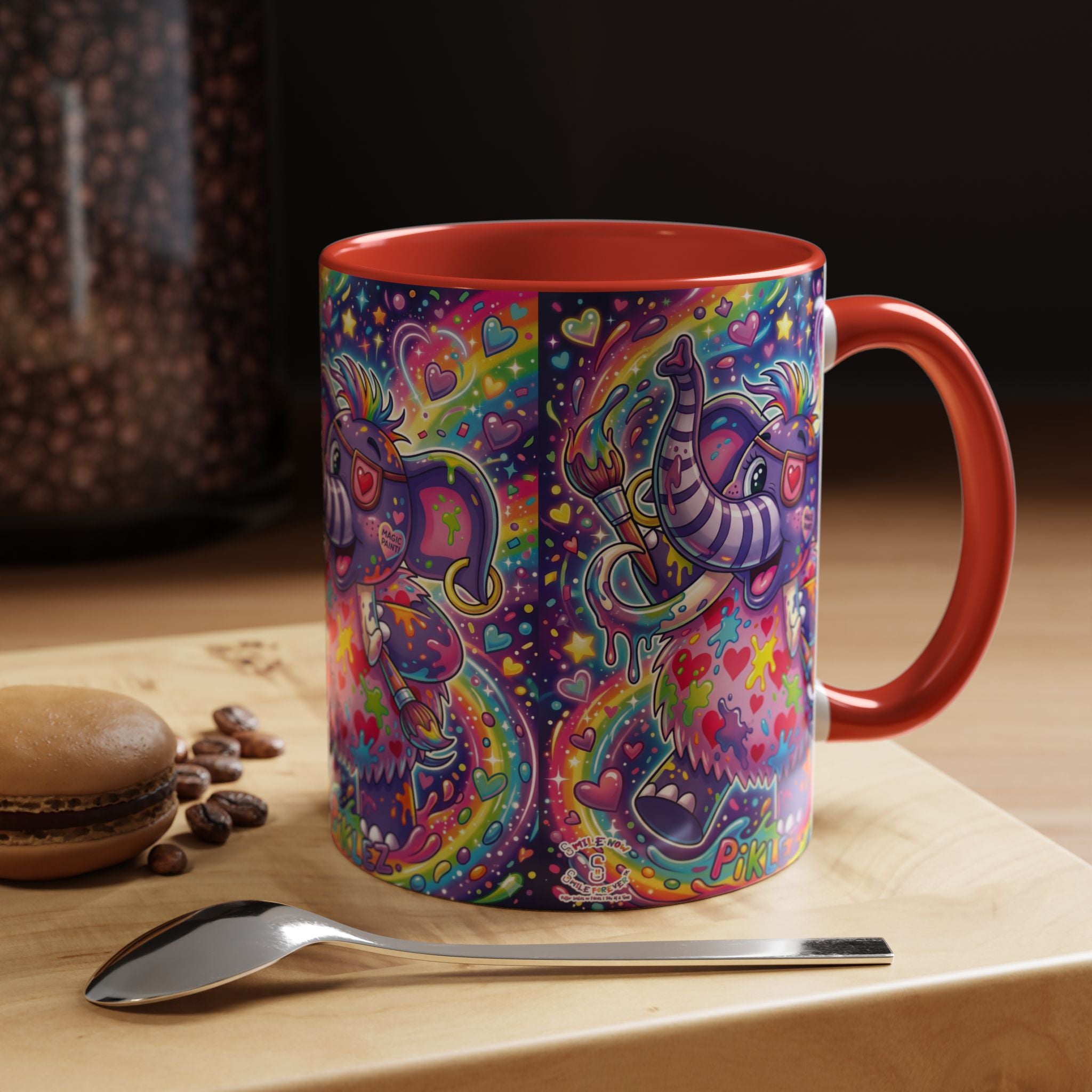 Piklez™ 15oz Ceramic Mug – "Magic Paint!" Graphic | Smile Universe Collection
