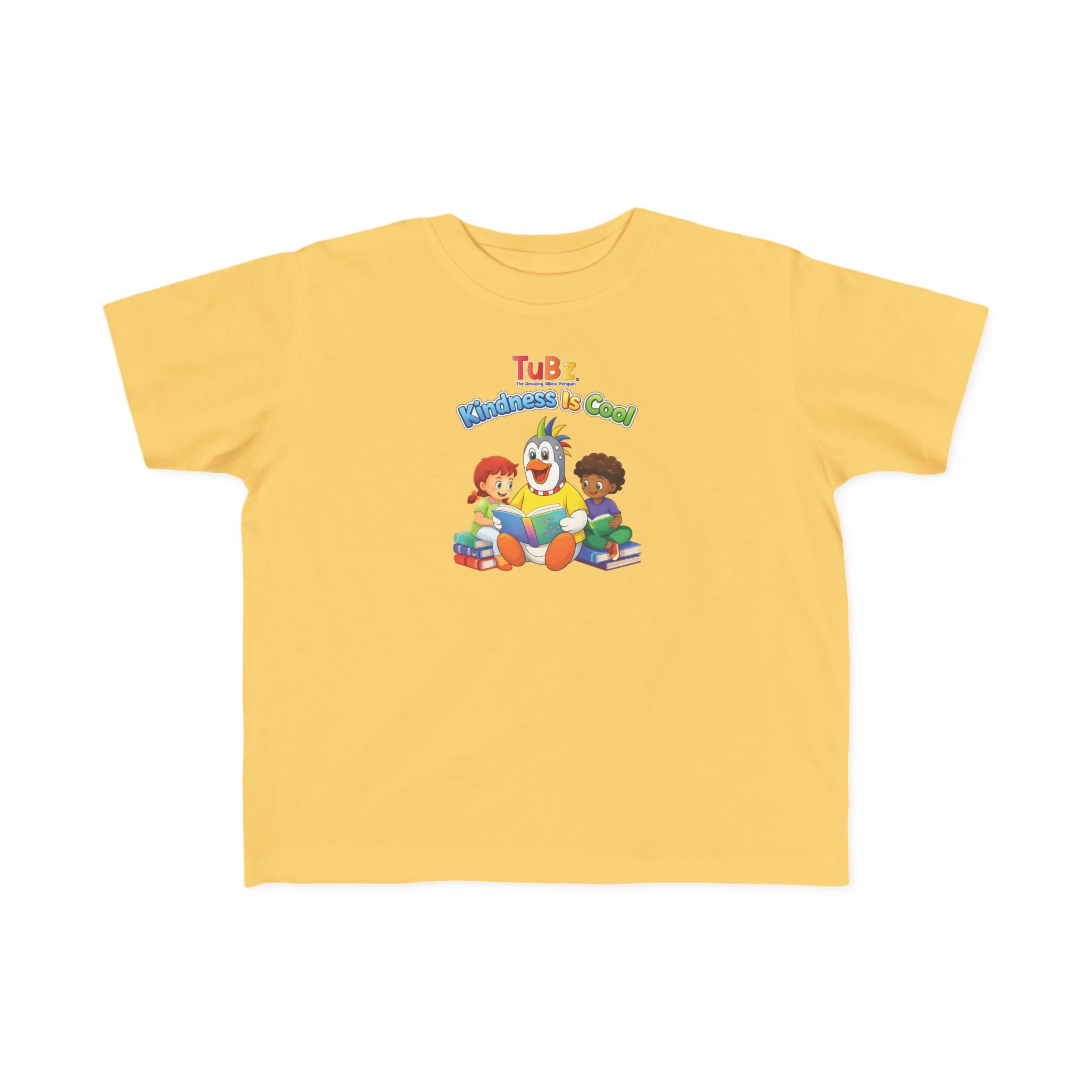 TuBz™ "Kindness Is Cool" Kids T-Shirt - Positive Message Graphic Tee | Smile Universe TuBz4Kidz