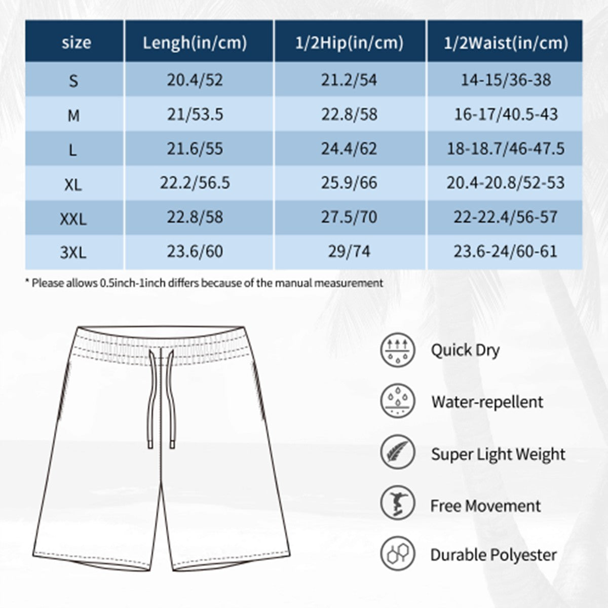 Men’s AOP Beach Shorts – Inspiring Mindz Beyond