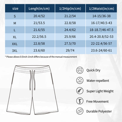 Men’s Beach Shorts AOP – Inspiring Mindz Beyond Psychedelic Graffiti Swim Trunks