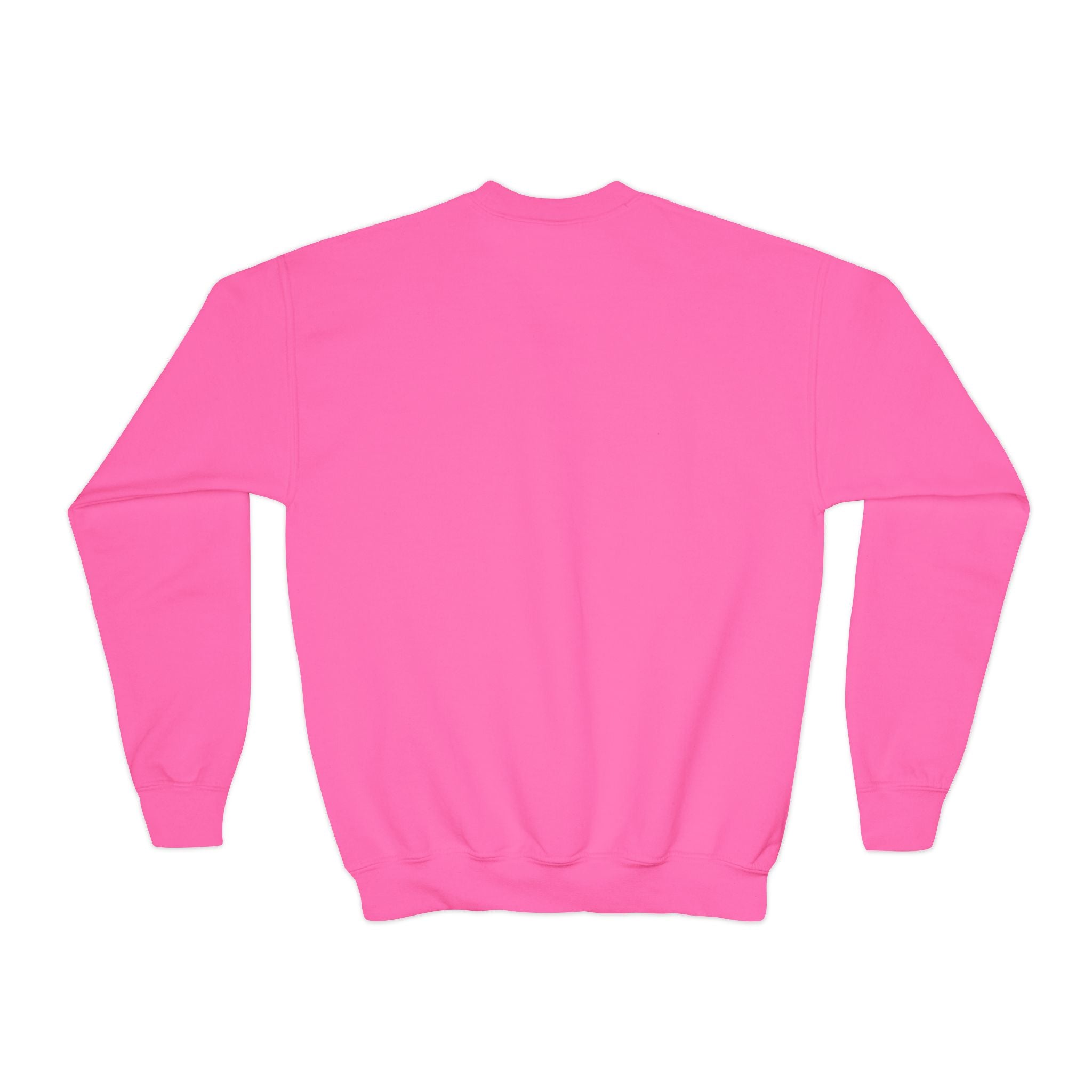 TuBz™ "Being Smart Iz Kool" Youth Crewneck Sweatshirt – Character Dress-Up Graphic Sweatshirt | Smile Universe TuBz4Kidz Collection