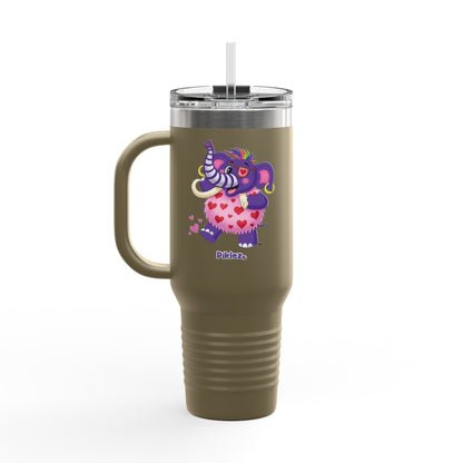 Piklez™ 40oz Insulated Travel Mug – "Full of Love!" Graphic | Smile Universe Collection