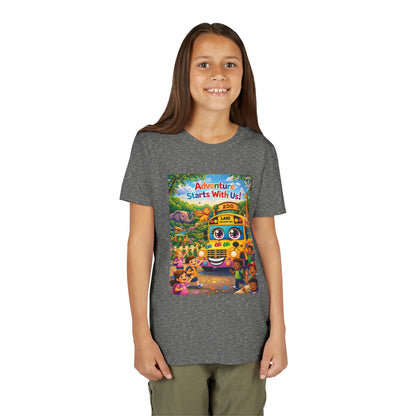 Lani™ Youth Short Sleeve Tee – "Adventure Starts With Us!" Graphic