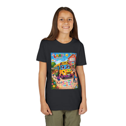 Lani™ Youth Short Sleeve Tee – "Let's Sing Happiness Together!" Graphic