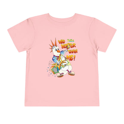 TuBz™ Rockstar Kids T-Shirt - "Who Hotter Than Me!" Graphic Tee | Smile Universe TuBz4Kidz Collection