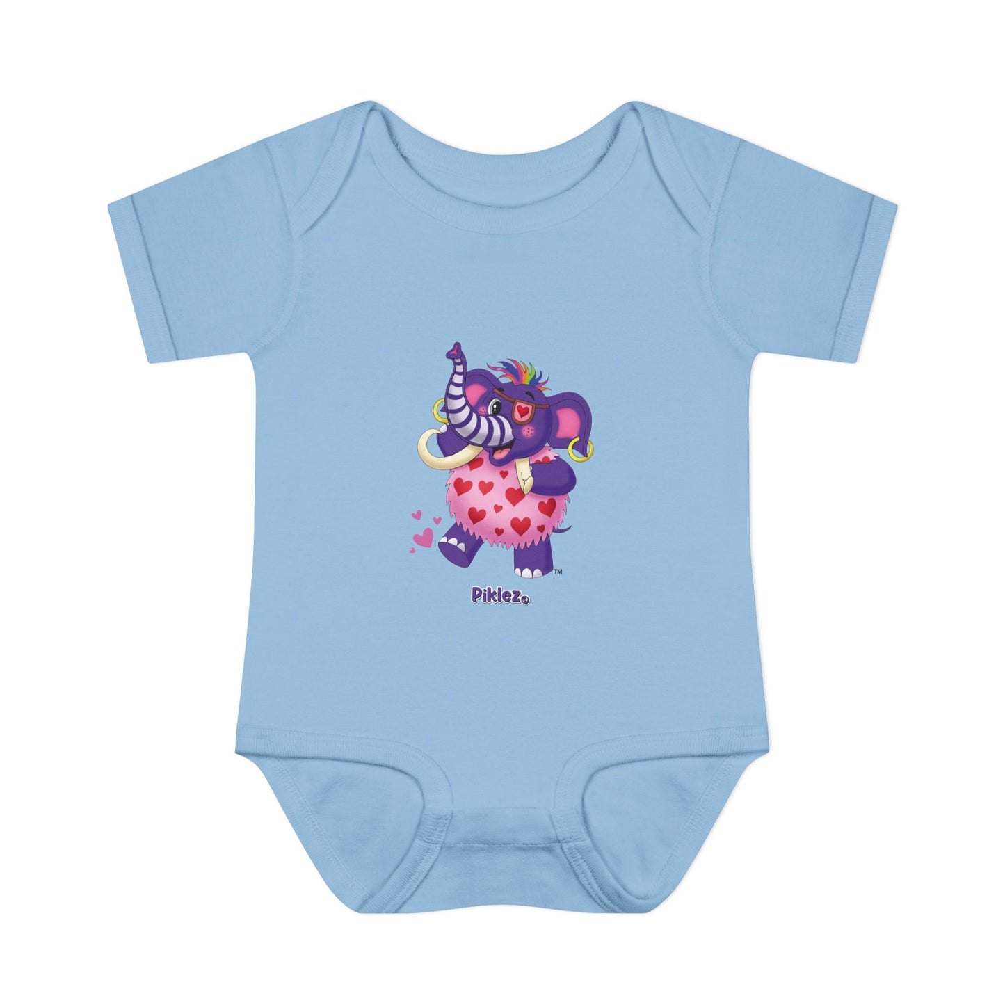 Piklez™ Infant Baby Rib Bodysuit – "Full of Love!" Graphic | Smile Universe Collection