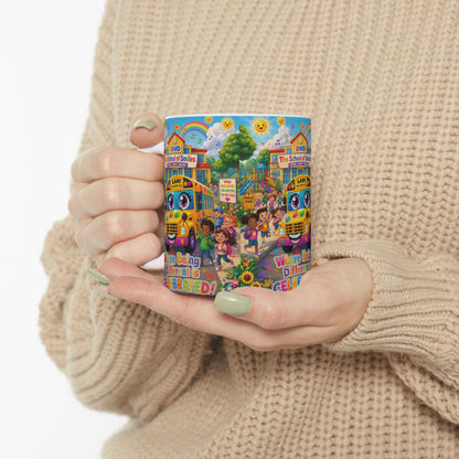 Lani™ Ceramic Mug (11oz & 15oz) – "Where Being Different is CELEBRATED!" Graphic