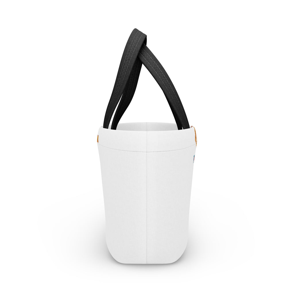 TuBz™ "Being Smart Iz Kool" Canvas Lunch Bag - Kids School Tote