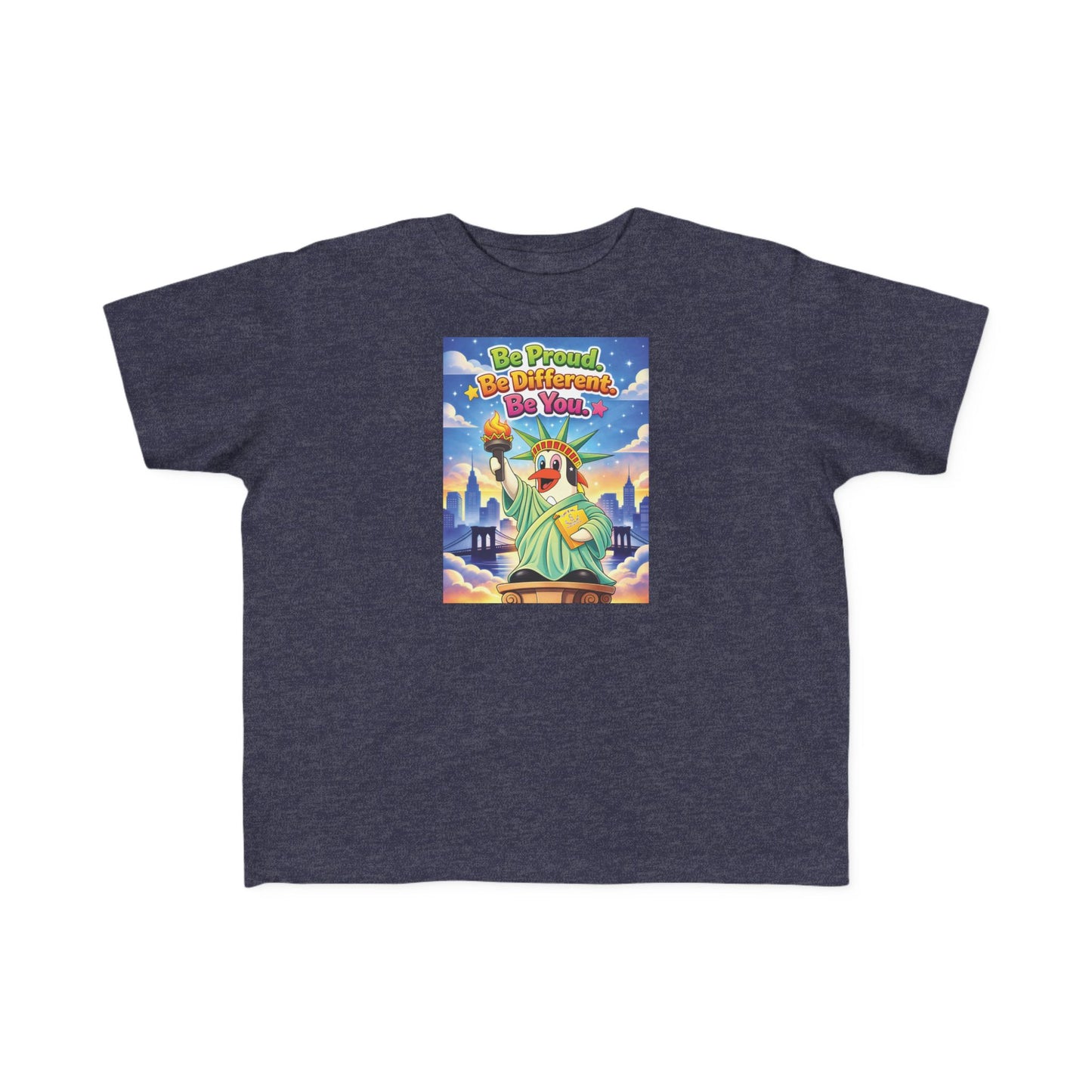 TuBz™ "Be Proud. Be Different. Be You." Kids T-Shirt - Inspirational Graphic Tee