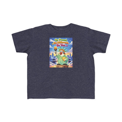 TuBz™ "Be Proud. Be Different. Be You." Kids T-Shirt - Inspirational Graphic Tee